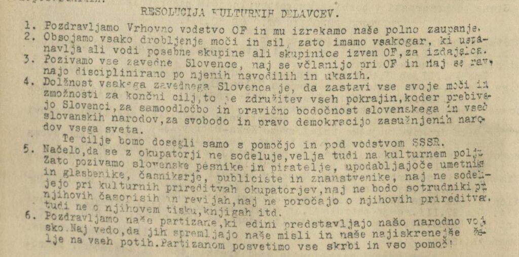 Slovenski poročevalec, 6. april 1942, leto III, št. 14. Vir: Wikipedia.