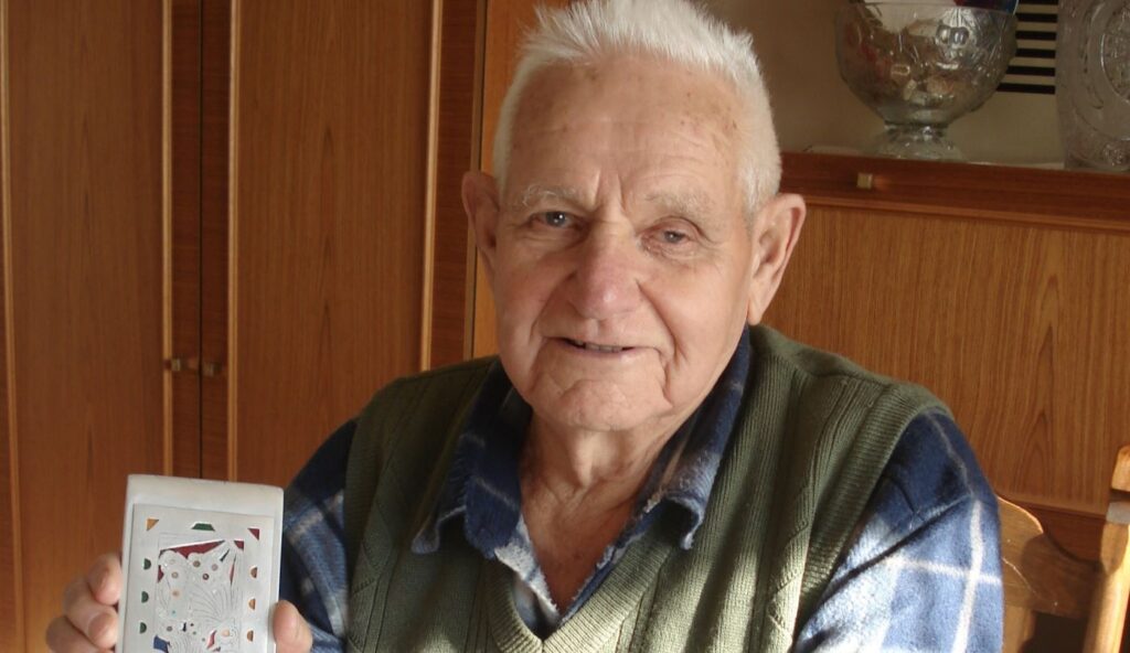 Edvard Trobec, portret.