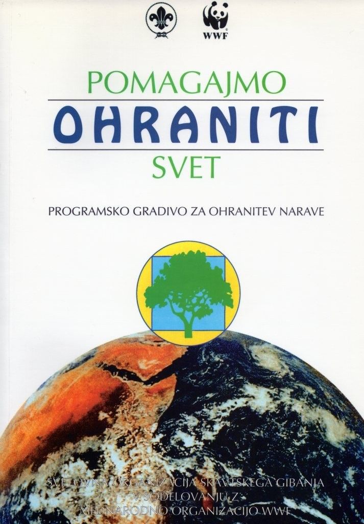 Naslovnica programskega gradiva Pomagamo ohraniti svet.