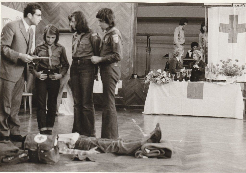 Prikaz prve pomoči.