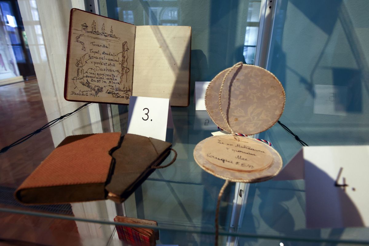 Predmeti na razstavi.