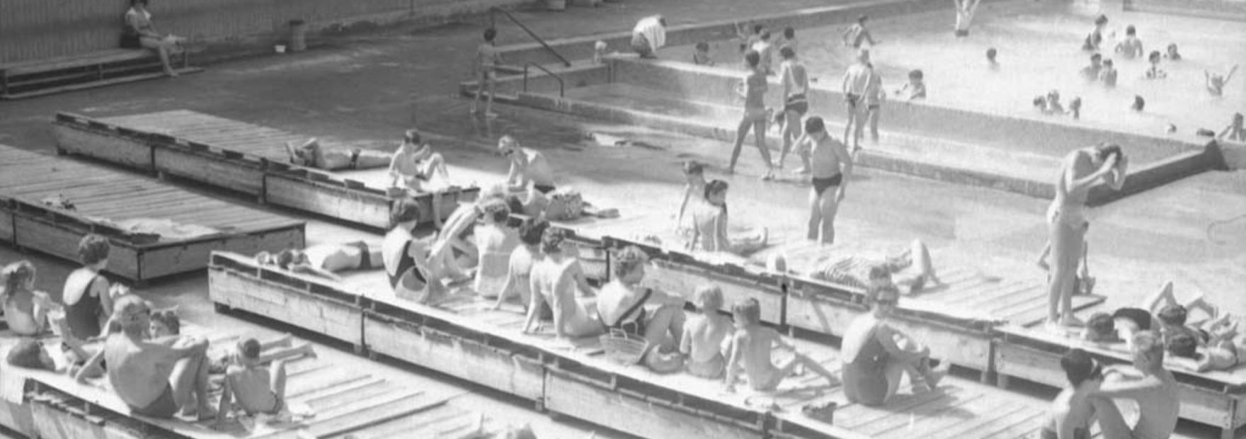 Kopalci na kopališču.