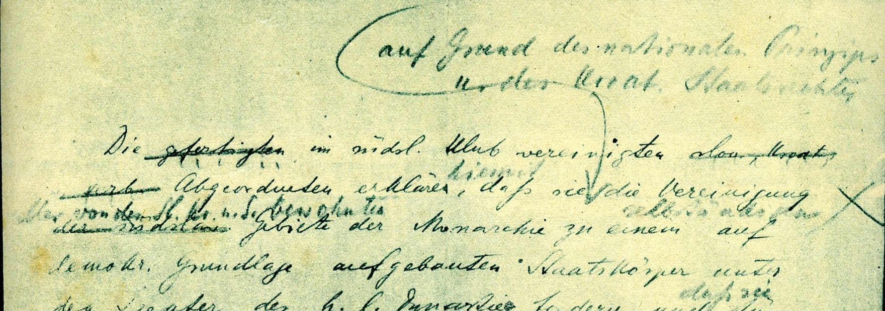 M – Majniška deklaracija 1917