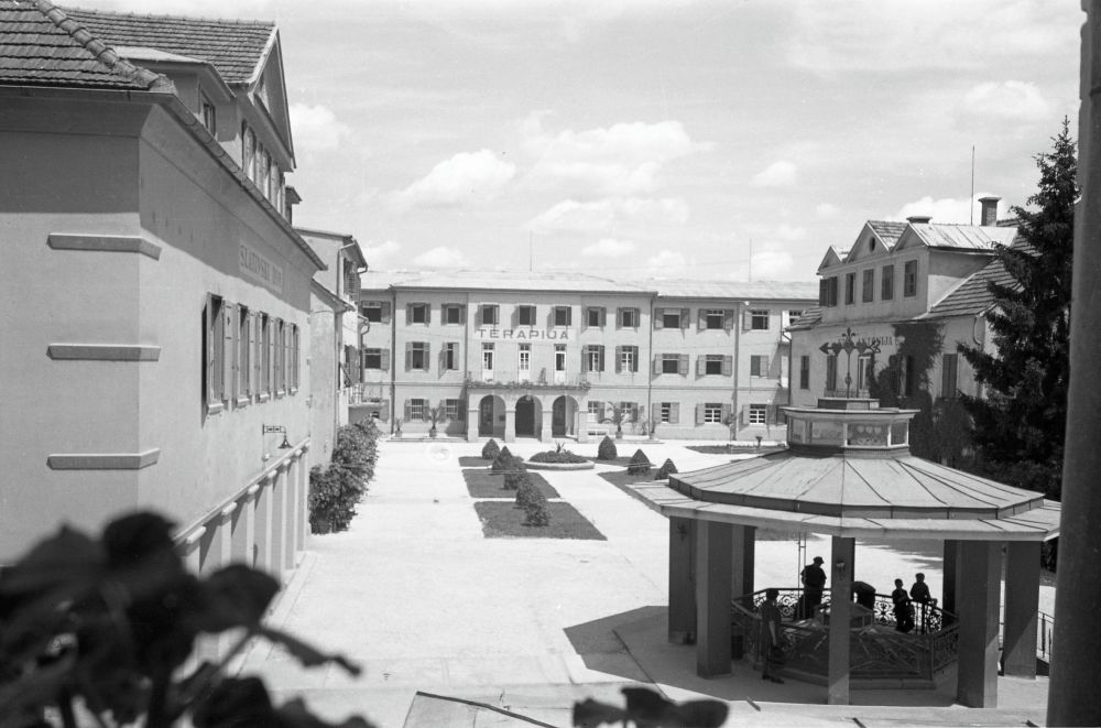 Stavbe v zdravilišču.