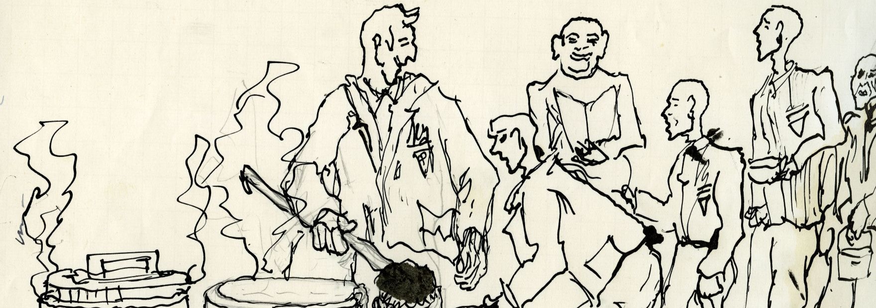 Milan Lorbek: Delitev hrane v Dachauu