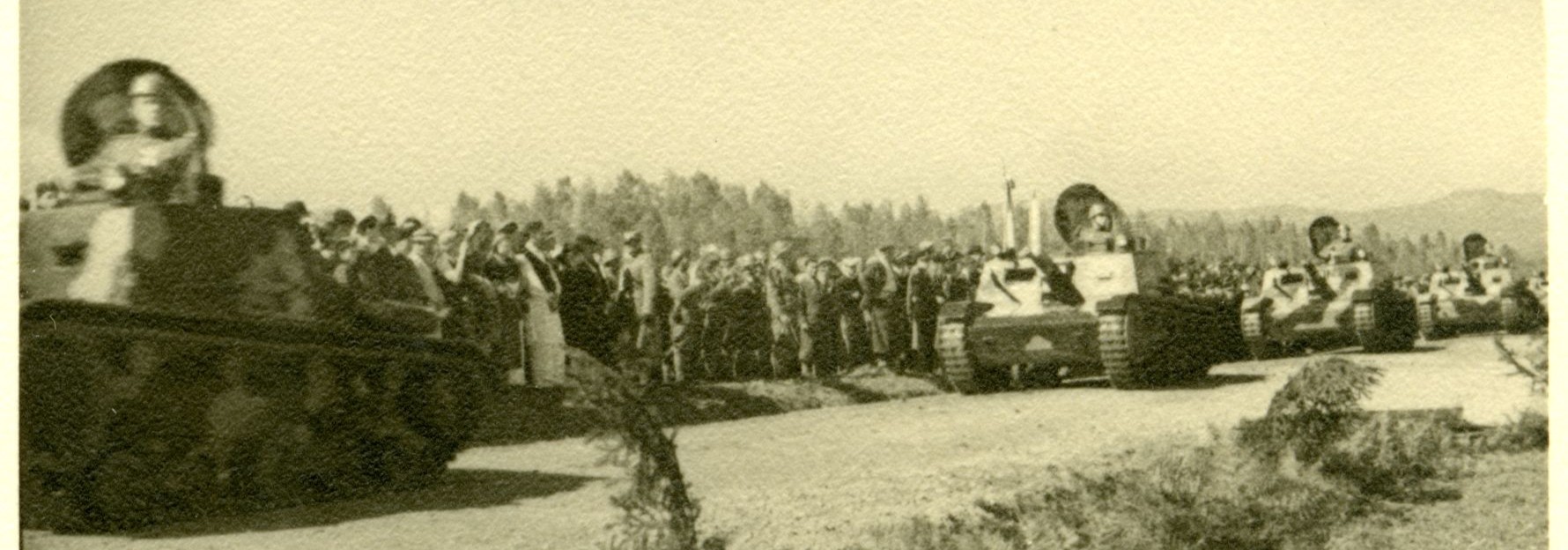 Zaključek velikih jesenskih manevrov pri Metliki 1937